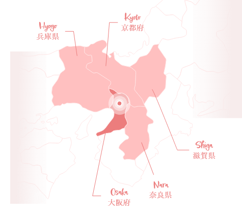 kansai map