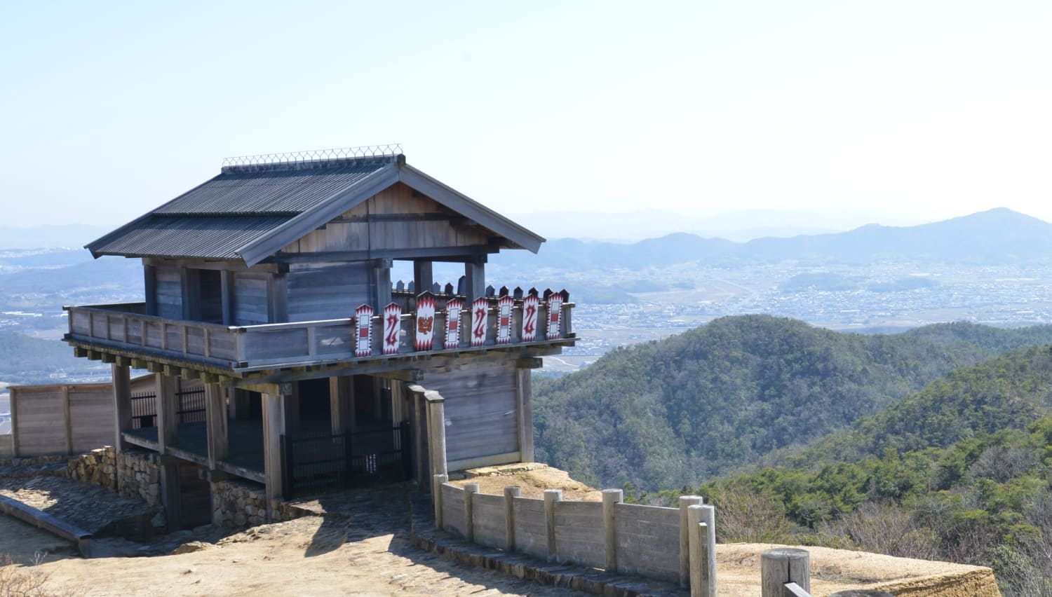 鬼城山（鬼ノ城）景色