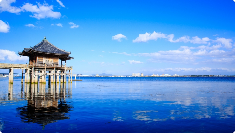 満月寺(浮御堂)_晴天