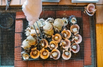 サザエやホタテ
