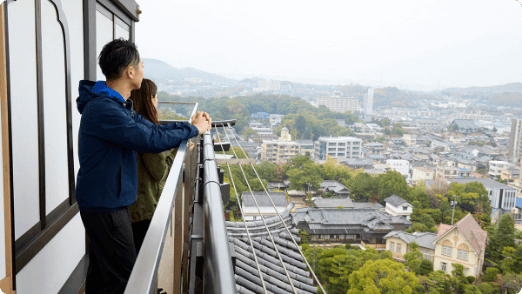 福山城見学